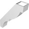 Ekena Millwork 5-in. W x 18-in. D x 24-in. H Valencia Architectural Grade PVC Knee Brace BRCP05X18X24VAL - alternate 6